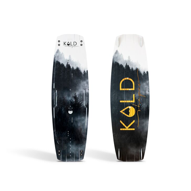 Kold Shapes Polar II "Black Edition" Kiteboard 128 x 39cm Board only mit Finnen