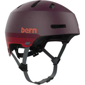 Bern Macon 2.0 Wakeboard Helm Matte Retro Maroon