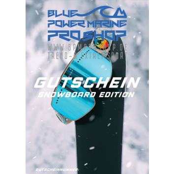 Einkaufs- und Geschenkgutschein Snowboard Edt.