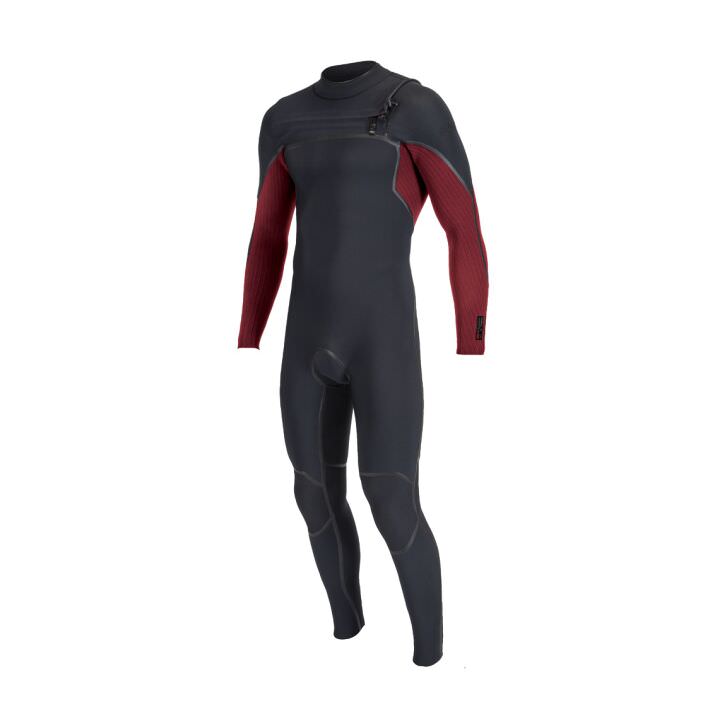 O´neill Hyperfreak Fire Black-Red 5/4 mm Frontzip Neoprenanzug S