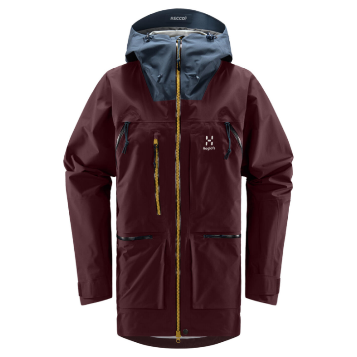 Haglöfs Vassi GTX Ski Jacke (Burgundy/Tarn Blue)