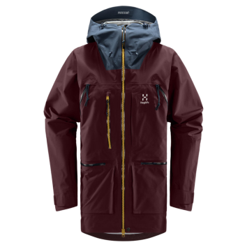 Haglöfs Vassi GTX Ski Jacke (Burgundy/Tarn Blue)