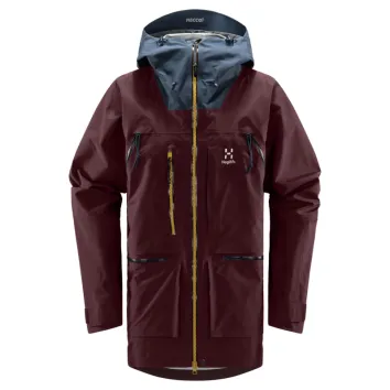 Haglöfs Vassi GTX Ski Jacke (Burgundy/Tarn Blue)