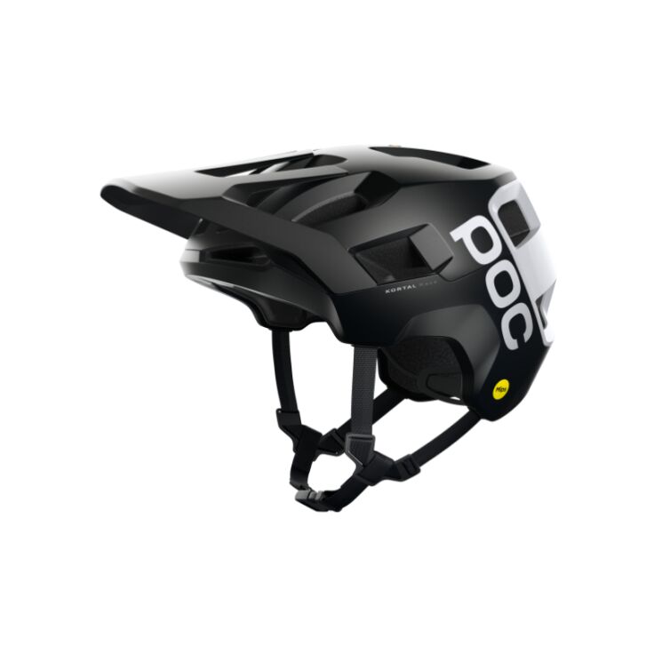 Poc Kortal Race Mips Mountainbike Helm (Black/White) M / 55-58cm