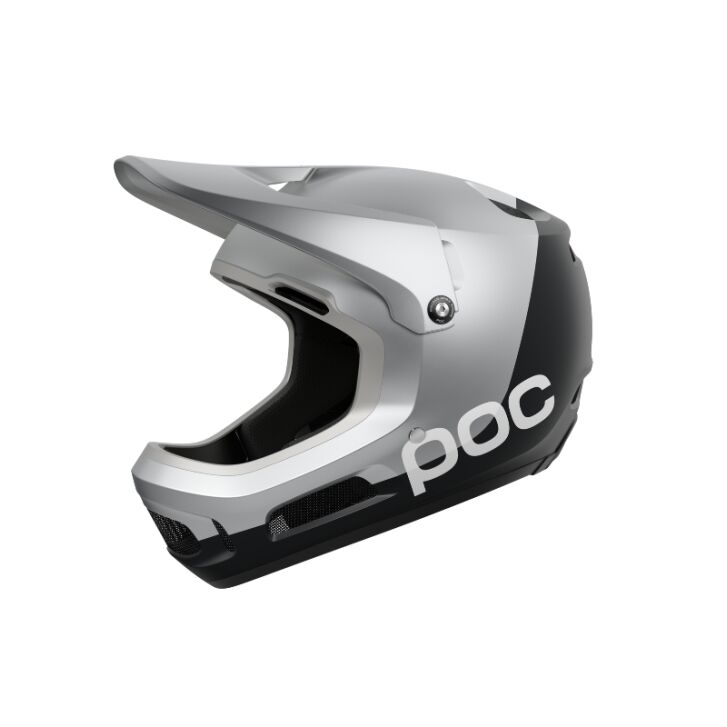 Poc Coron Air Mips Mountainbike Helm (Silver/Black)