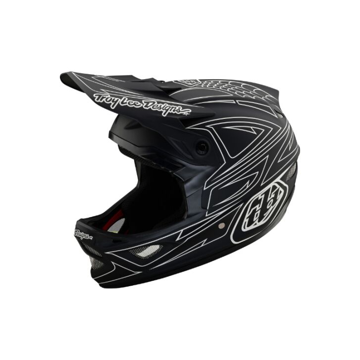 Troy Lee Designs D3 Fiberlite Mountainbike Helm (Spiderstripe)