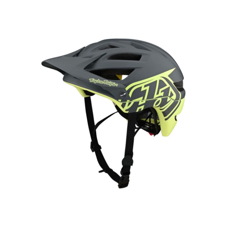 Troy Lee Designs A1 Mips Mountainbike Helm (Grey/Yellow)