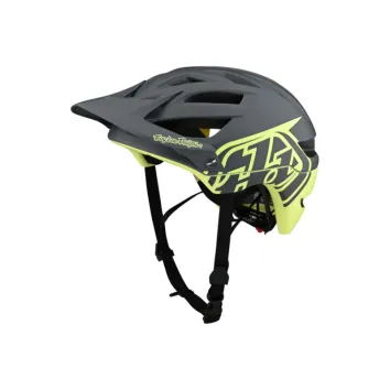Troy Lee Designs A1 Mips Mountainbike Helm (Grey/Yellow)