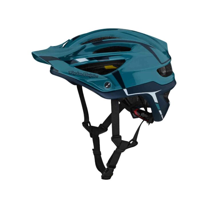 Troy Lee Designs A2 Mips Mountainbike Helm (Silver/Marine)