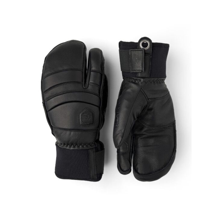 Hestra Fall Line 3-Finger Ski Handschuh (Black)