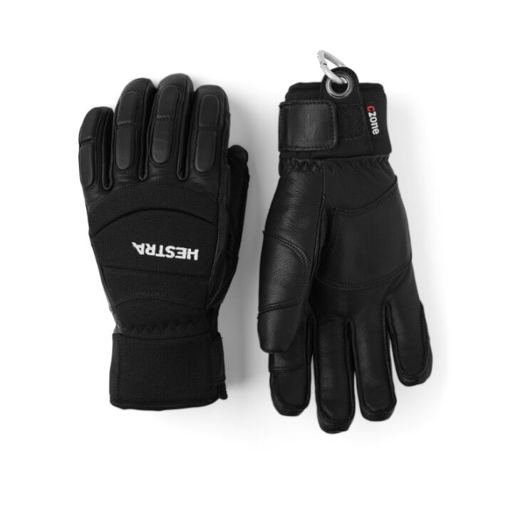 Hestra Vertical Cut CZone 5-Finger Ski Handschuh (Black)