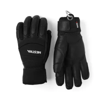Hestra Vertical Cut CZone 5-Finger Ski Handschuh (Black)