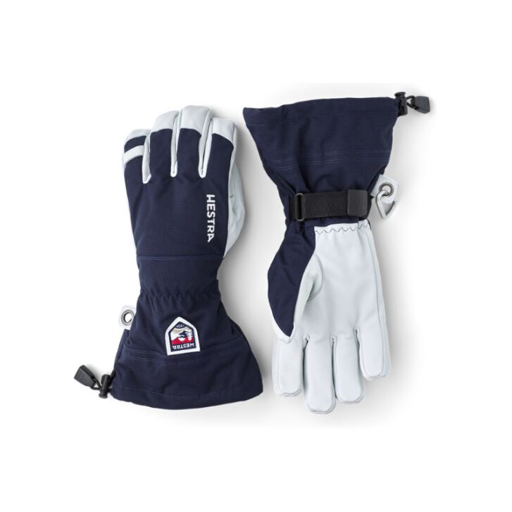 Hestra Army Leather 5-Finger Ski Handschuh (Blue)