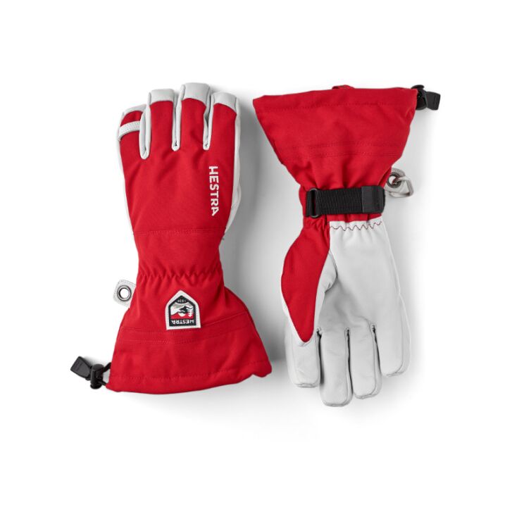 Hestra Army Leather 5-Finger Ski Handschuh (Red)