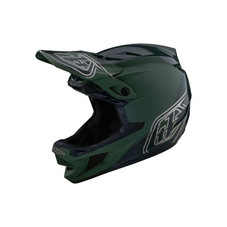 Troy Lee Designs D4 Polyacrylite Mountainbike Helm (Olive)
