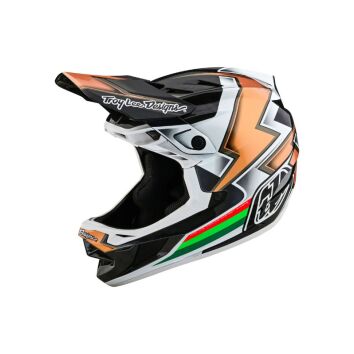 Troy Lee Designs D4 Carbon Mountainbike Helm (Black/Gold)