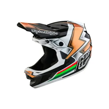 Troy Lee Designs D4 Carbon Mountainbike Helm (Black/Gold)