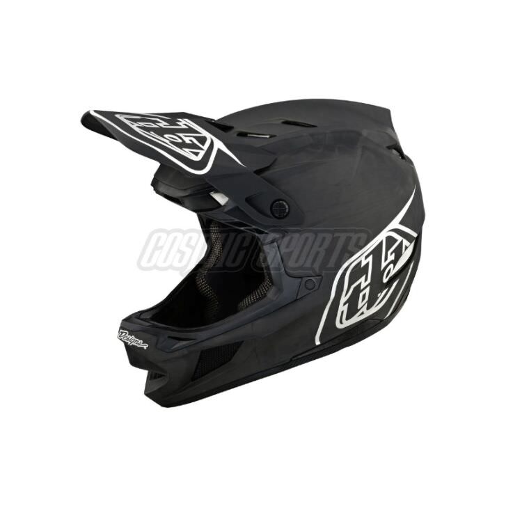 Troy Lee Designs D4 Carbon Mountainbike Helm (Black/Silver) XL / 60-61cm