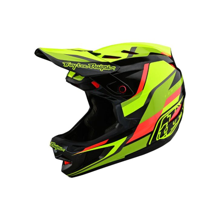Troy Lee Designs D4 Carbon Mountainbike Helm (Yellow)
