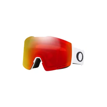 Oakley Fall Line L Ski Brille (White/Torch)