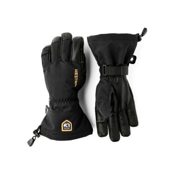 Hestra Army Leather Gore-Tex 5-Finger Ski Handschuh (Black)