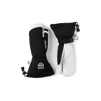 Hestra Army Leather 3-Finger Ski Handschuh (Black)