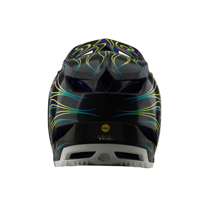 Troy Lee Designs D4 Carbon Mountainbike Helm (Black/Purple)