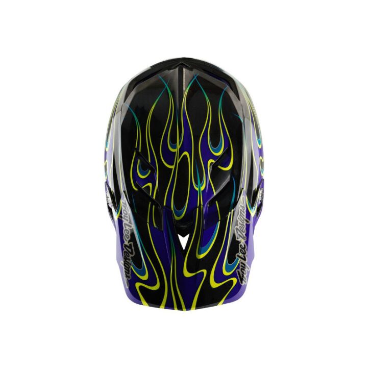 Troy Lee Designs D4 Carbon Mountainbike Helm (Black/Purple)