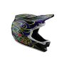 Troy Lee Designs D4 Carbon Mountainbike Helm (Black/Purple)