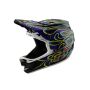 Troy Lee Designs D4 Carbon Mountainbike Helm (Black/Purple)