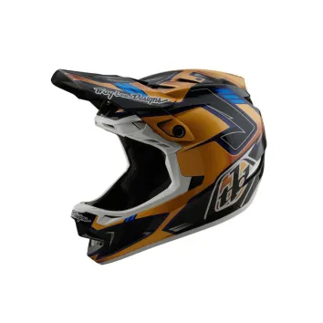 Troy Lee Designs D4 Composite Mountainbike Helm (Black/Gold)