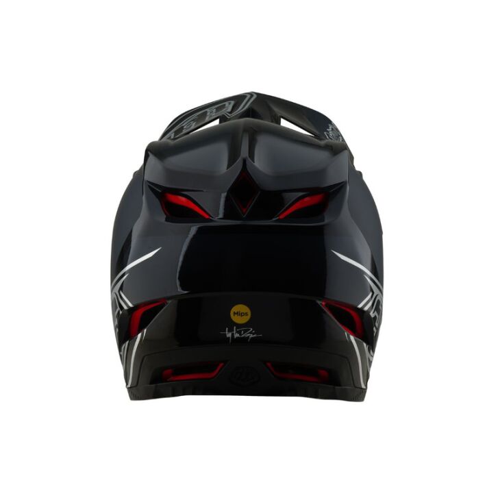 Troy Lee Designs D4 Polyacrylite Mountainbike Helm (Shadow/Black)