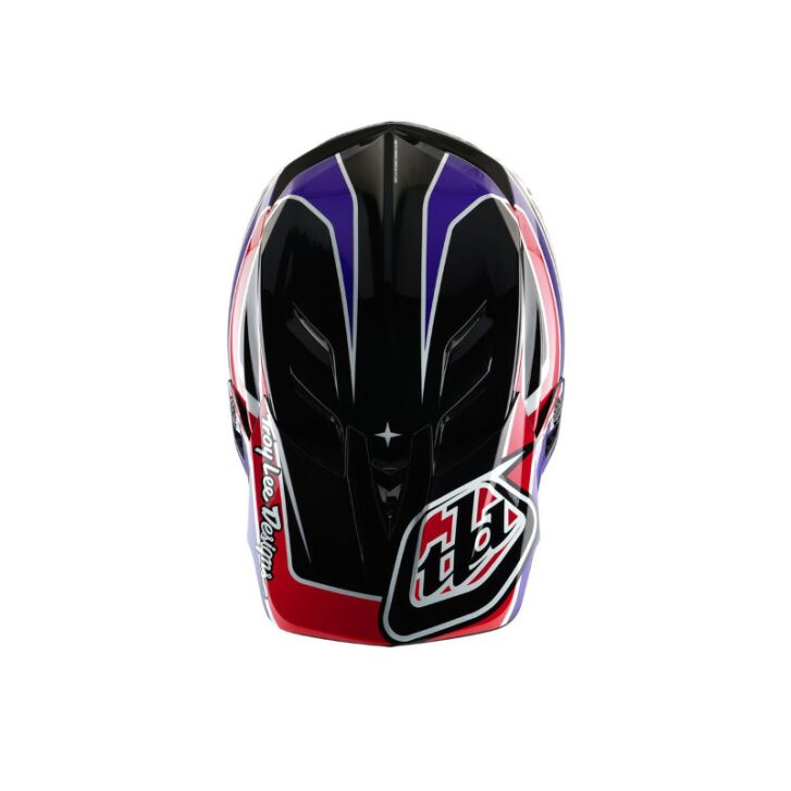 Troy Lee Designs D4 Polyacrylite Mountainbike Helm (Linear/Black)