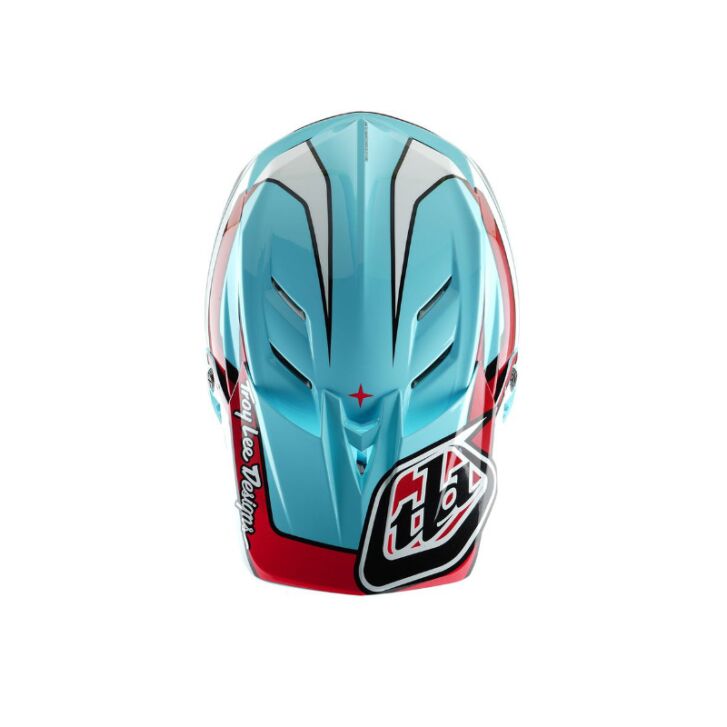 Troy Lee Designs D4 Polyacrylite Mountainbike Helm (Blue)