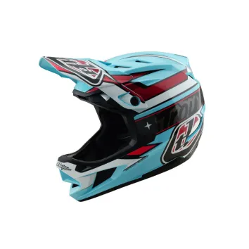 Troy Lee Designs D4 Polyacrylite Mountainbike Helm (Blue)