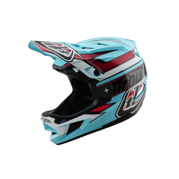 Troy Lee Designs D4 Polyacrylite Mountainbike Helm (Blue) M / 57-58cm