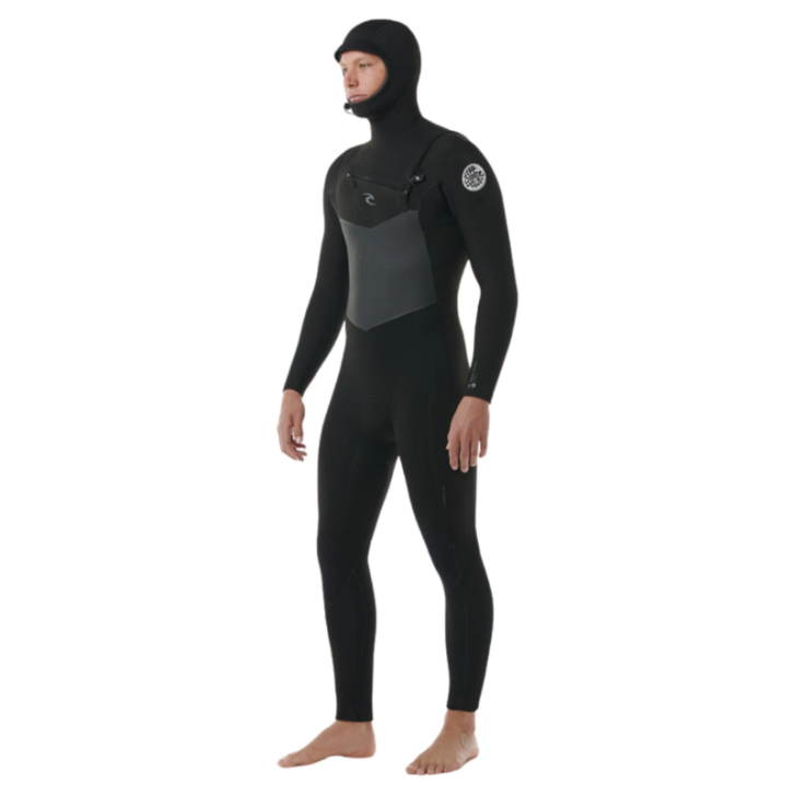 Rip Curl Dawn Patrol 6/4mm FZ Hood Neoprenanzug (Black)