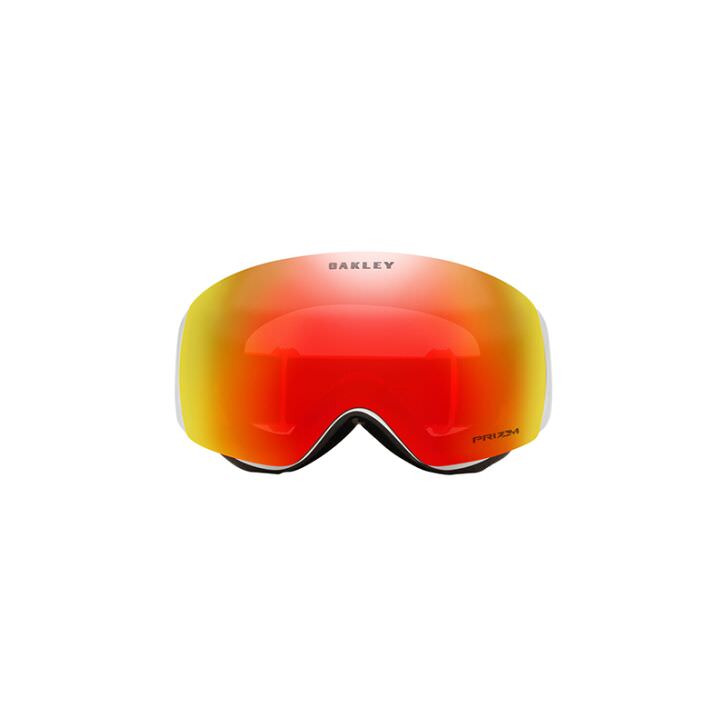 Oakley Flight Deck M Ski Brille (White/Torch)