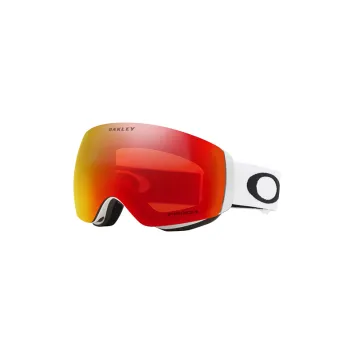 Oakley Flight Deck M Ski Brille (White/Torch)