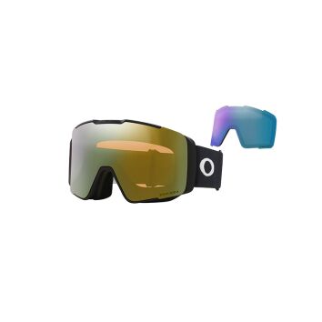 Oakley Line Miner Pro L Ski Brille (Black/Sage Gold)