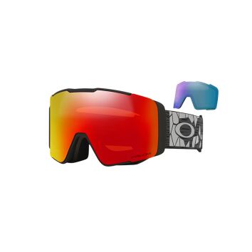 Oakley Line Miner Pro L Ski Brille (Black/Torch)
