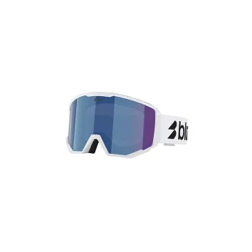 Bliz Spark Ski Brille (White/Smoke Blue)