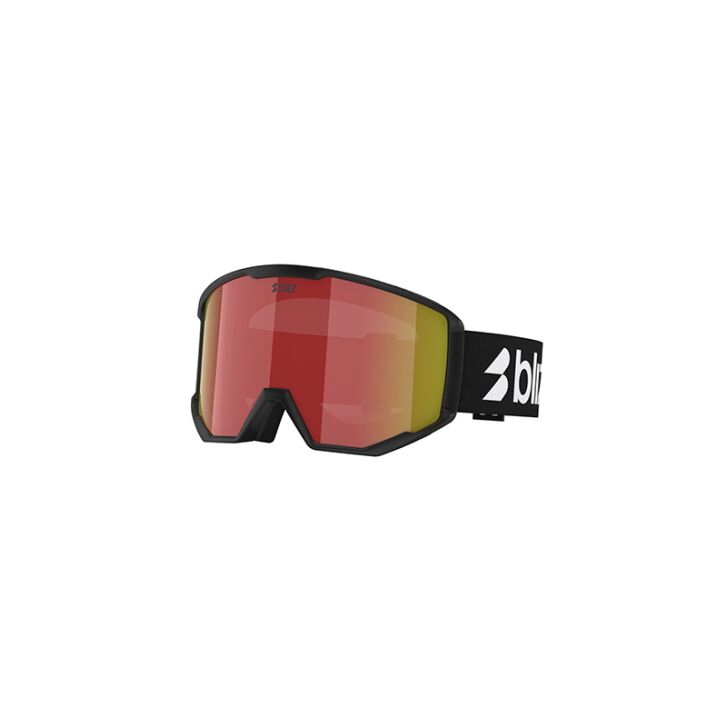 Bliz Spark Ski Brille (Black/Brown Red)