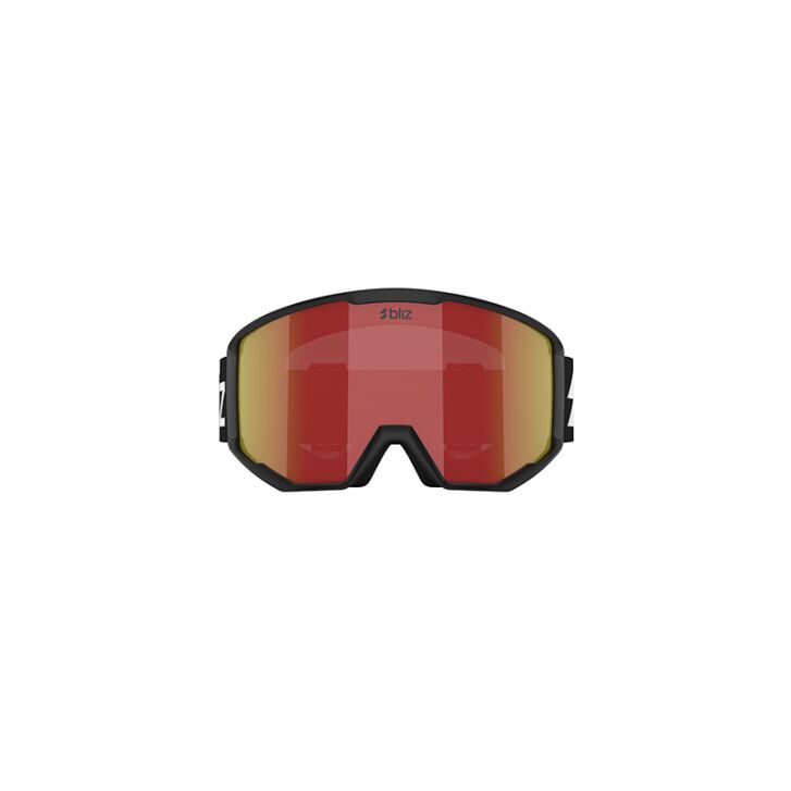 Bliz Spark Ski Brille (Black/Brown Red)
