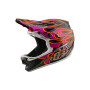 Troy Lee Designs D4 Carbon Mountainbike Helm (Carbon/Magenta)