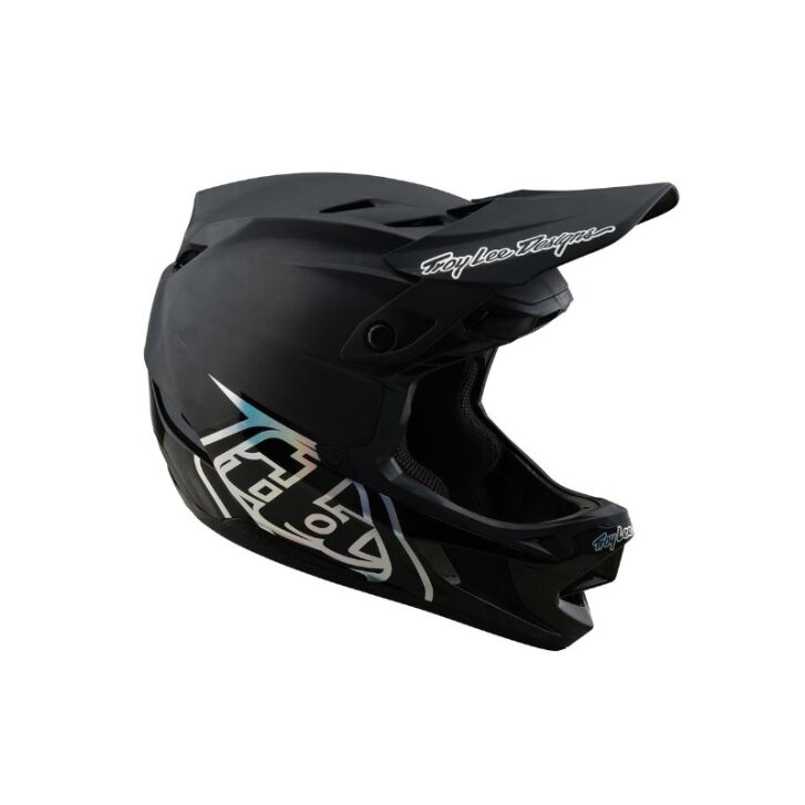 Troy Lee Designs D4 Carbon Mountainbike Helm (Silver/Black)