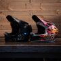 Troy Lee Designs D4 Carbon Mountainbike Helm (Silver/Black)