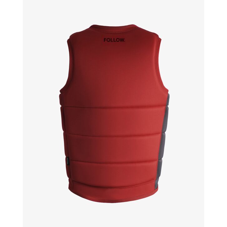 Follow Corp Wakeboard Weste 2026 (Red/Grey)