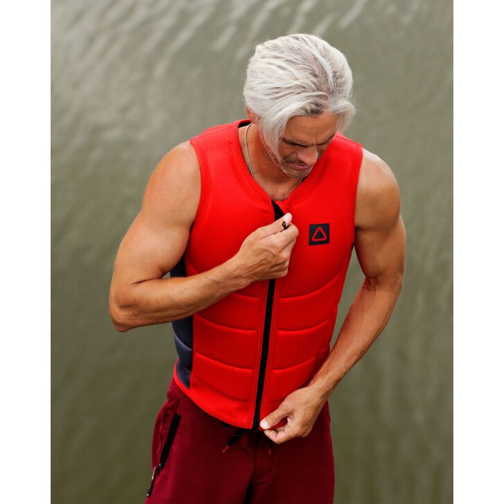 Follow Corp Wakeboard Weste 2026 (Red/Grey)