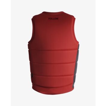Follow Corp Wakeboard Weste 2026 (Red/Grey)